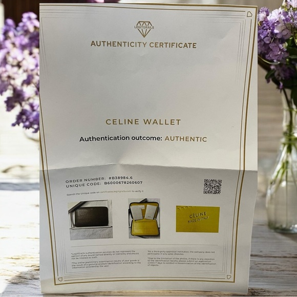 Celine Wallet Full Inclusion With COA - Picture 3 of 8